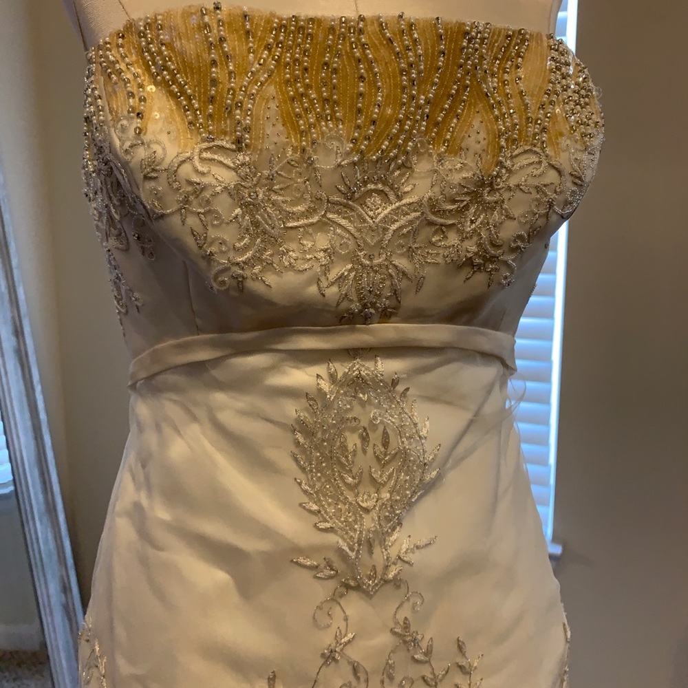 Beaded wedding dress